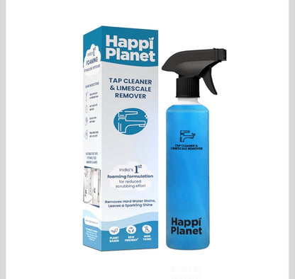 Happi Planet Foaming Limescale Remover & Kitchen Cleaner – Multipurpose, Plant-Based, Non-Toxic (500 ml) Orbitustore
