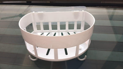 Bathroom Shelves with Hooks (Pack of 2) b9bzkp-un