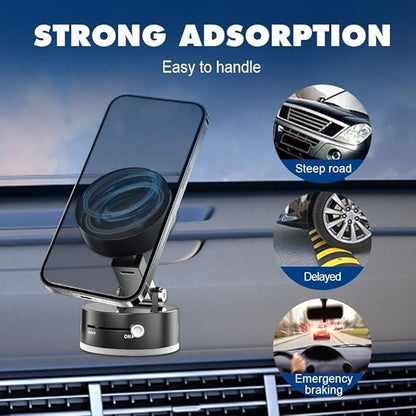Vacuum Magnetic Suction Phone Holder b9bzkp-un