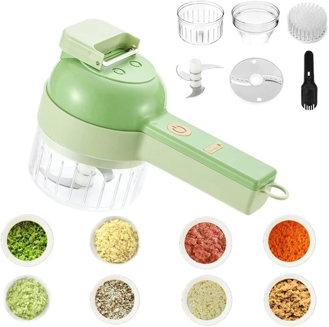 4 in 1 Portable Electric Vegetable Cutter Set b9bzkp-un