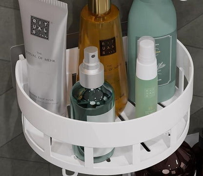 Bathroom Shelves with Hooks (Pack of 2) b9bzkp-un