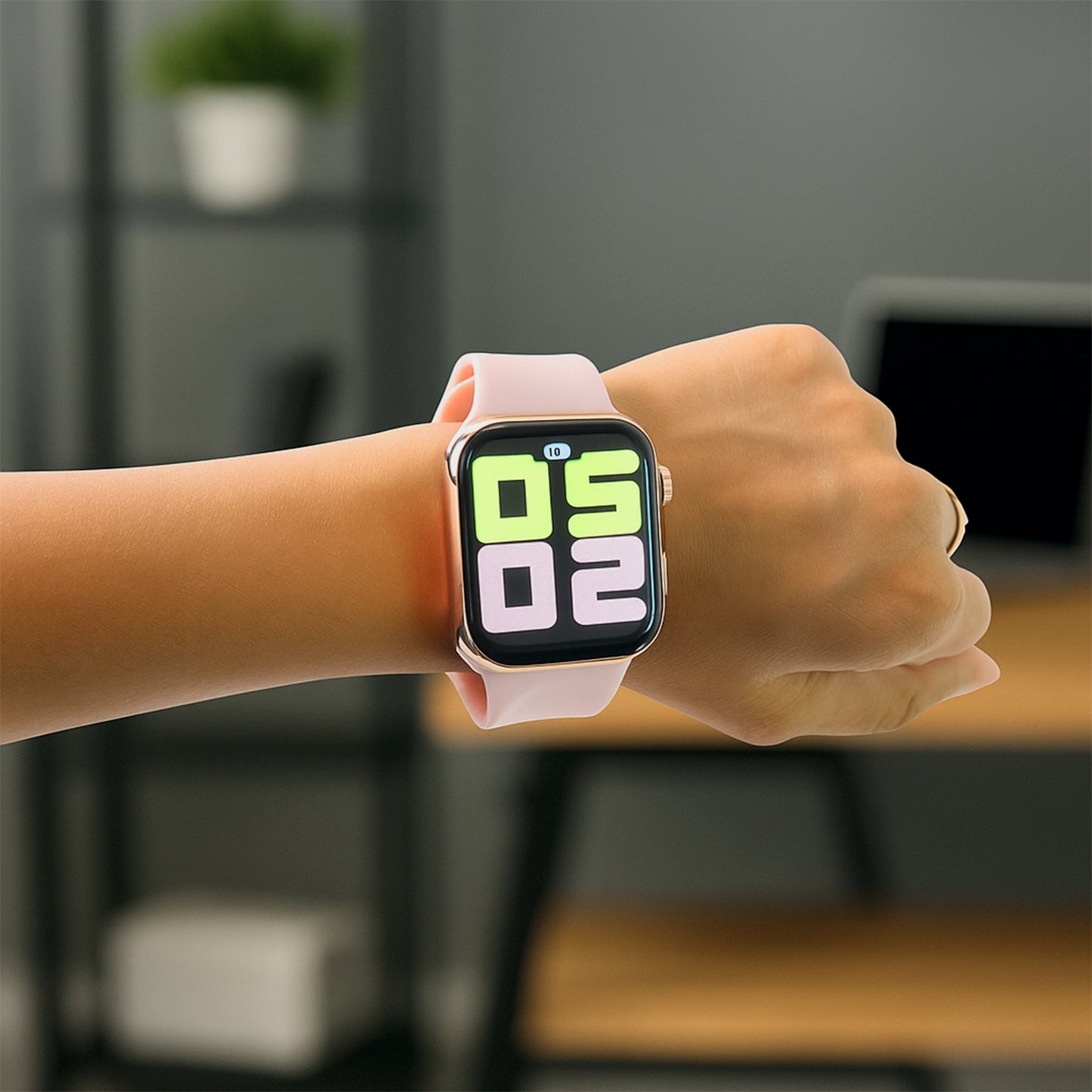 Tx10 Pro Max Large Display Wireless Charging Smartwatch (1 Pc) Wukusy