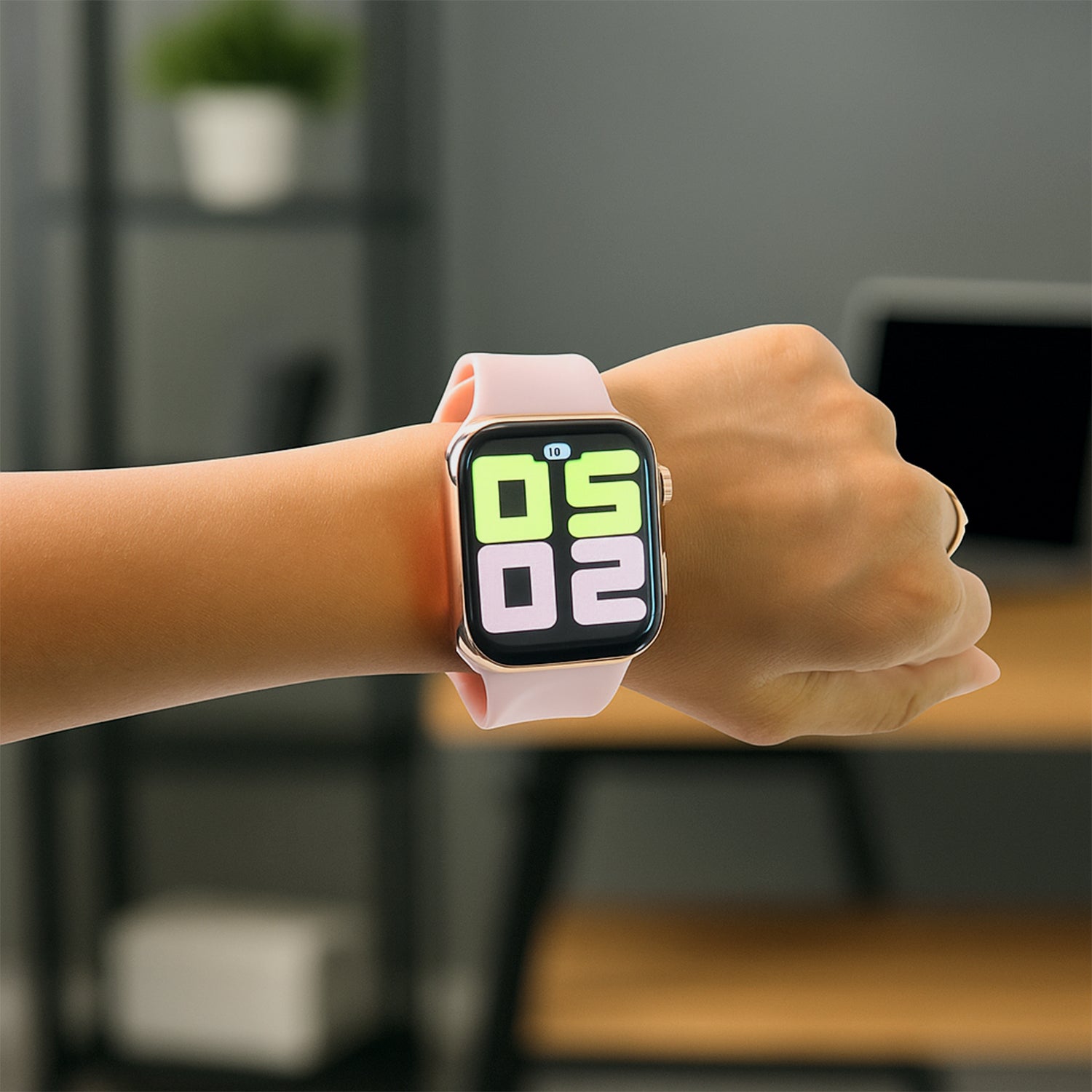 Tx10 Pro Max Large Display Wireless Charging Smartwatch (1 Pc) Wukusy