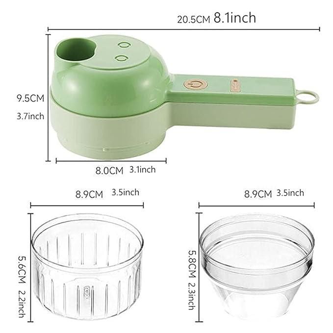 4 in 1 Portable Electric Vegetable Cutter Set b9bzkp-un