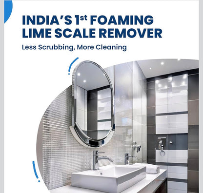 Happi Planet Foaming Limescale Remover & Kitchen Cleaner – Multipurpose, Plant-Based, Non-Toxic (500 ml) Orbitustore