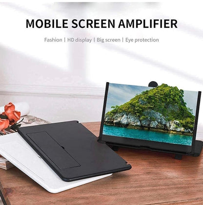 Portable 12X View F3 Screen Expander 3D Magnifier for Mobiles and Watching Movies Screen Expanders & Magnifiers b9bzkp-un