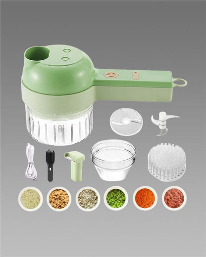 4 in 1 Portable Electric Vegetable Cutter Set b9bzkp-un