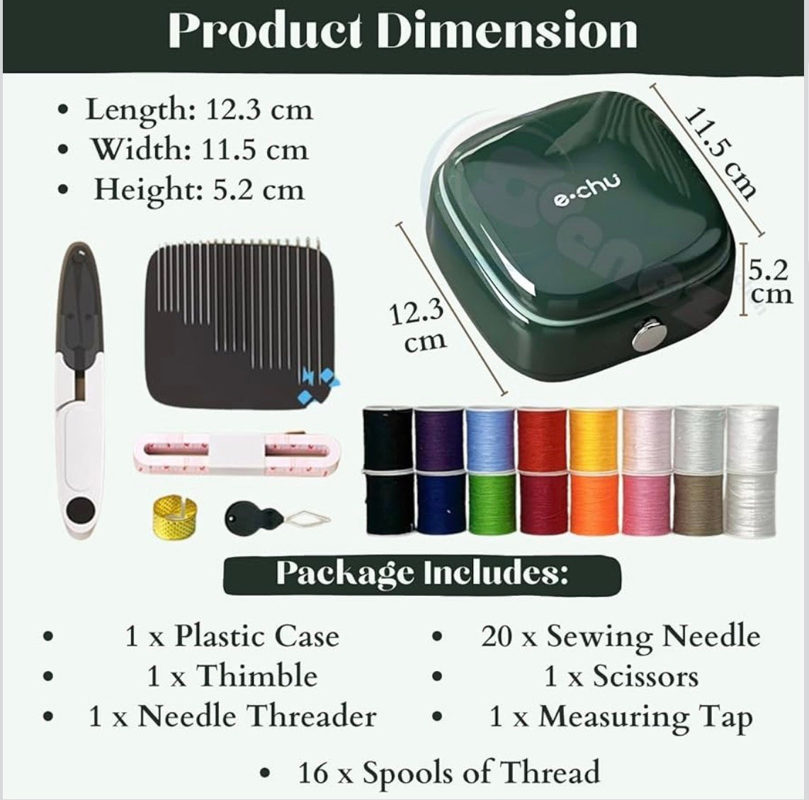 Seenoz Ultimate All-in-One Magnetic Sewing Kit