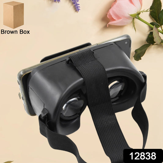 12838 3d Vr Glasses Virtual Reality Goggles Headset For All Smartphonevr Goggles-for 3d Vr Movies Video Games (1 Pc) Wukusy