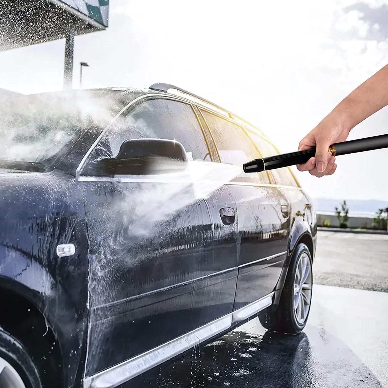 Plastic Car Washer High Pressure Gun Water Spray Trigger Nozzle Water Spray Gun (1 Pc) Wukusy